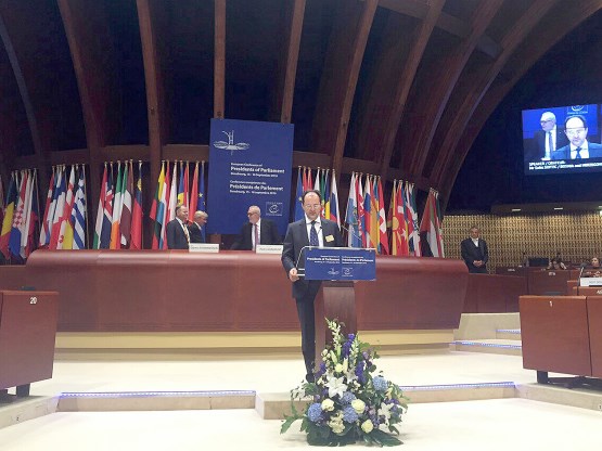 Predsjedavajući Doma naroda Safet Softić obratio se učesnicima Evropske konferencije predsjednika parlamenata država članica Vijeća Evrope